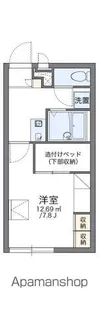 レオパレスエスペランサ【207号室】の間取り