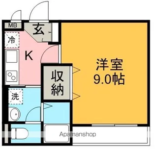 リーゾ【2階】の間取り