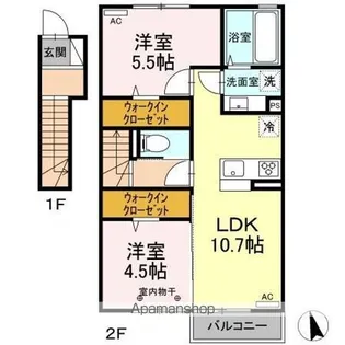 Lupinus B【2階】の間取り