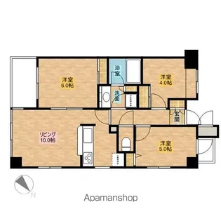 エーデルブルク【3階】の間取り