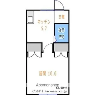 サンライズ南幌【2階】の間取り