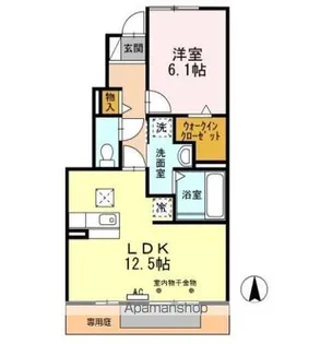風の丘【1階】の間取り
