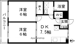 長南ハイツ【103号室】の間取り