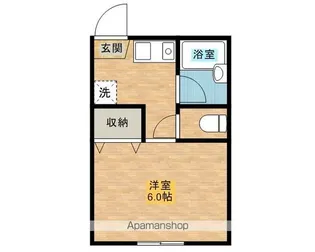 KJハイツ暁【202号室】の間取り