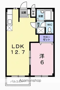エルディム武下【202号室】の間取り