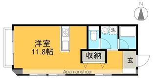 花岡ビル【3階】の間取り