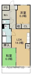 第2平安ビル【202号室】の間取り