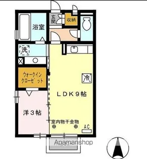 神山ヒルズ【2階】の間取り