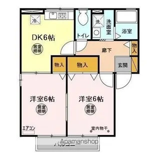 グローリー【2階】の間取り