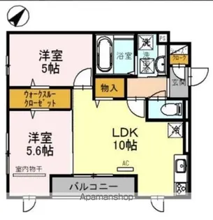 エミネンス久米田【1階】の間取り
