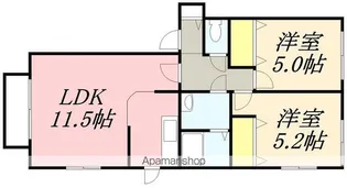 メゾン・ド・KⅡ【4階】の間取り