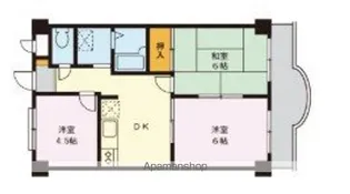 グリーンハイムさいとうⅡ【3階】の間取り