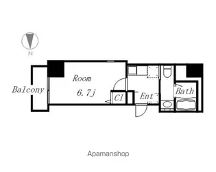 アルテミス平和【8階】の間取り