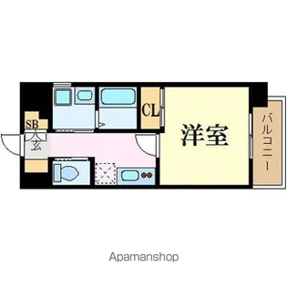 サヴォイステディハウス【10階】の間取り