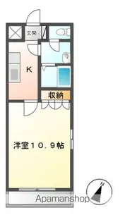 FLORAISON(フロレゾン)【2階】の間取り