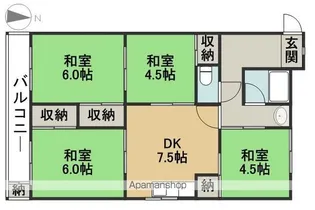 ハイツ小正A棟【301号室】の間取り