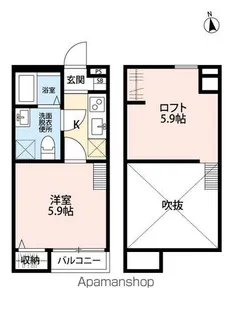 RF(アールエフ)【2階】の間取り