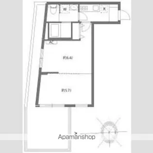グランピア四谷【3階】の間取り