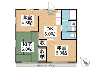 シティハウスみなみ【103号室】の間取り