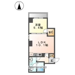M・HILLS【4階】の間取り