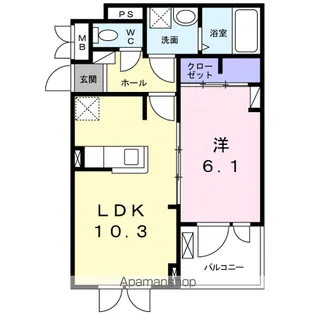 FLAT YーⅢ【2階】の間取り