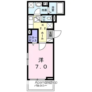 グランツ エム【1階】の間取り