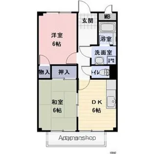 SurplusTwo河井【2階】の間取り