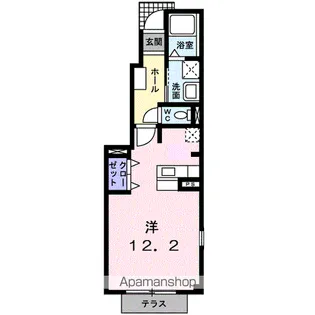 フォレストヒルズ2号館【1階】の間取り