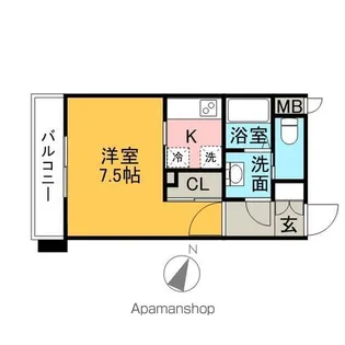 サヴォイマキシマイズ博多ステーション【6階】の間取り