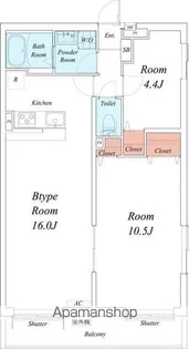 リブリ・SHISUI 1【3階】の間取り