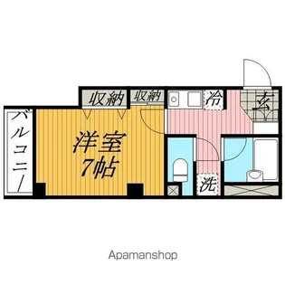 ピアコート【4階】の間取り