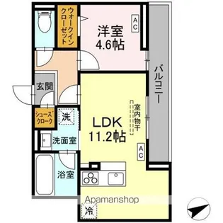 FOREST COURT三番町【1階】の間取り