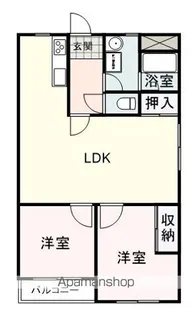 レジデンス両替町【7階】の間取り