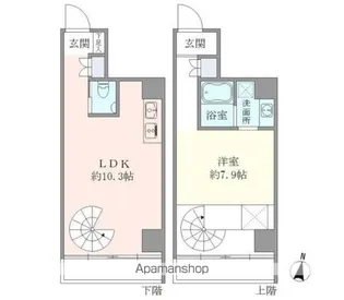 SS−D【6階】の間取り