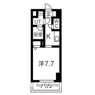 グラン・シェーヌ八幡【1階】の間取り