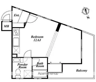 ドゥーエ阿佐ヶ谷【2階】の間取り