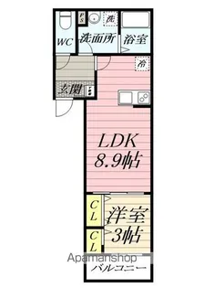ジーメゾン伊勢原高森【1階】の間取り