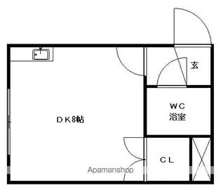 第2森宅建菊水ビル【102号室】の間取り
