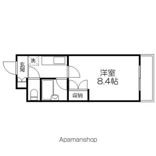 グリーンロード山手【1101号室】の間取り