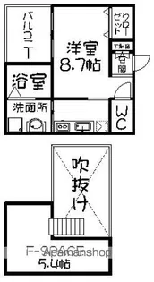 LUCK【2階】の間取り