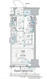 GENOVIA西横浜【9階】の間取り