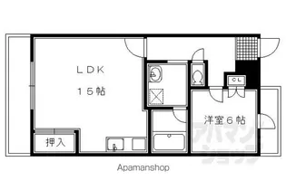 第10長栄アビタシオン清水【205号室】の間取り