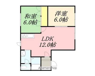 ラクール昭和【2階】の間取り