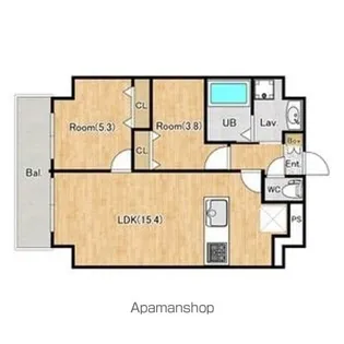 ジーグランデ三ノ輪【9階】の間取り