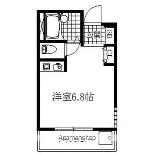 レジデンス原【3D号室】の間取り