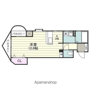 コンフォート南林寺【401号室】の間取り