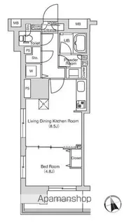 エミリブ鷺ノ宮【306号室】の間取り