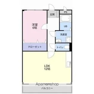 LIMPIAアメニティーヒルズこいわい【3階】の間取り