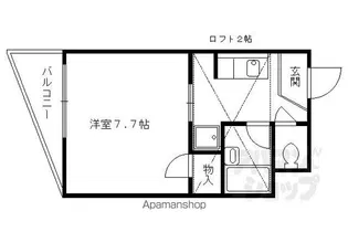 メゾン徳大寺【401号室】の間取り