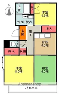 パークハイム栄【201号室】の間取り